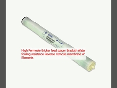 Alta permeabilidade espaçador de alimentação mais espesso Salgueiro Resistência à impureza da água Membrana de osmose reversa 4 